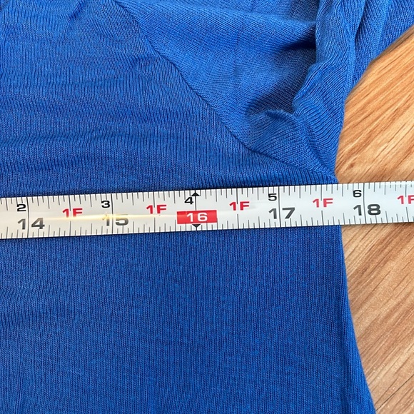 ❤️TODAY ONLY Sleepy Central Perk Little Heart Turtleneck Dress Medium Blue B114 - Picture 5 of 9